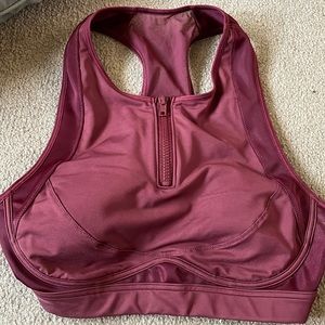 Fabletics Maroon Sports Bra